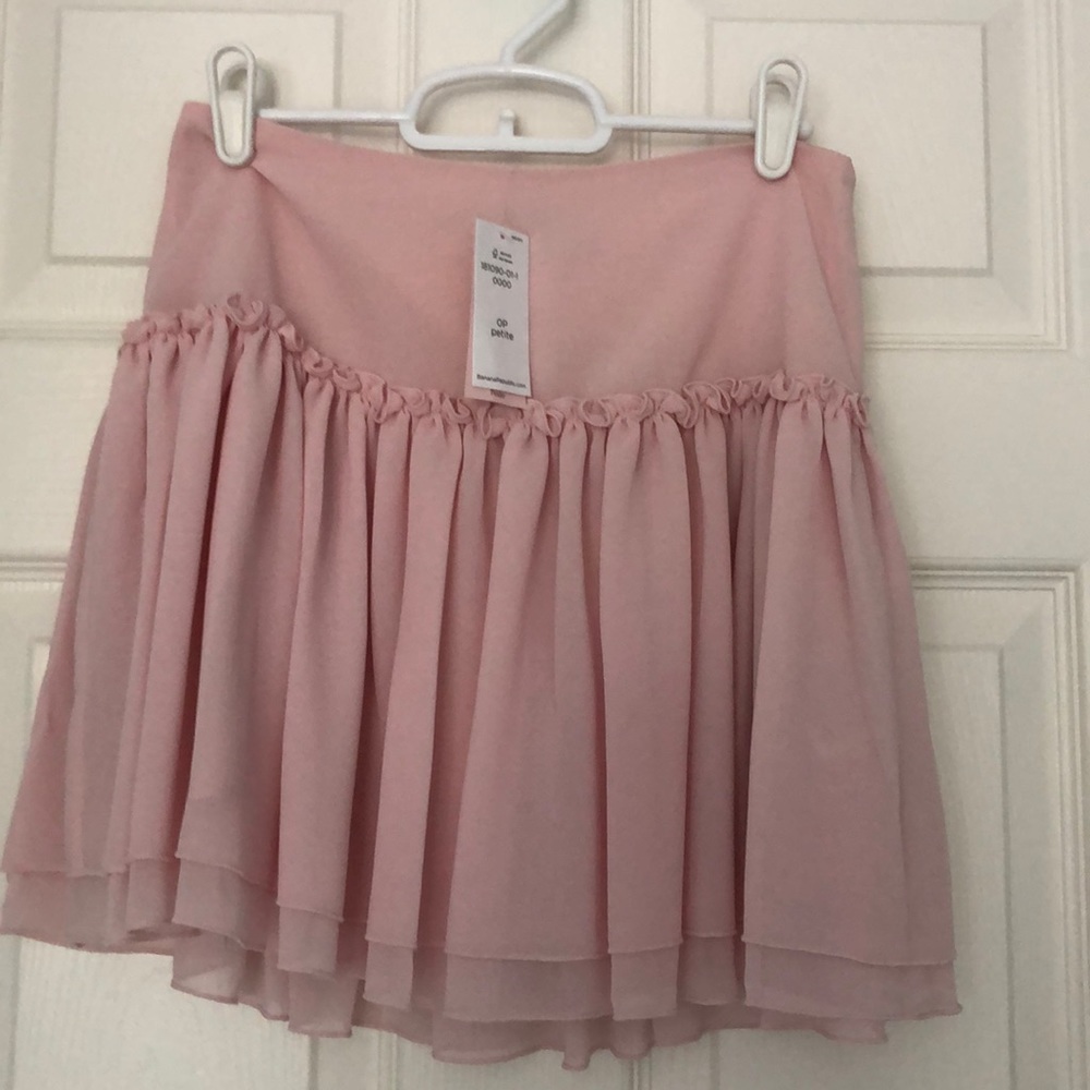 NWT Banana Republic skirt in blush pink sz 0p